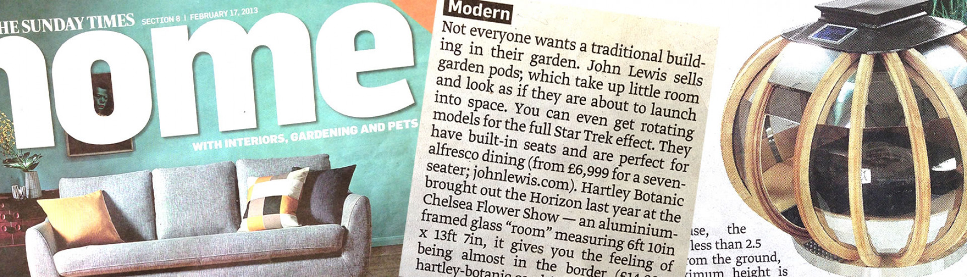 Ornate Garden Rotating Pod