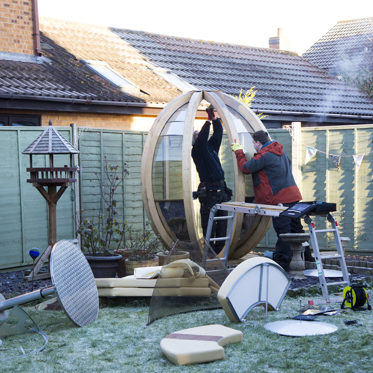 Ornate Garden Pod Relocation