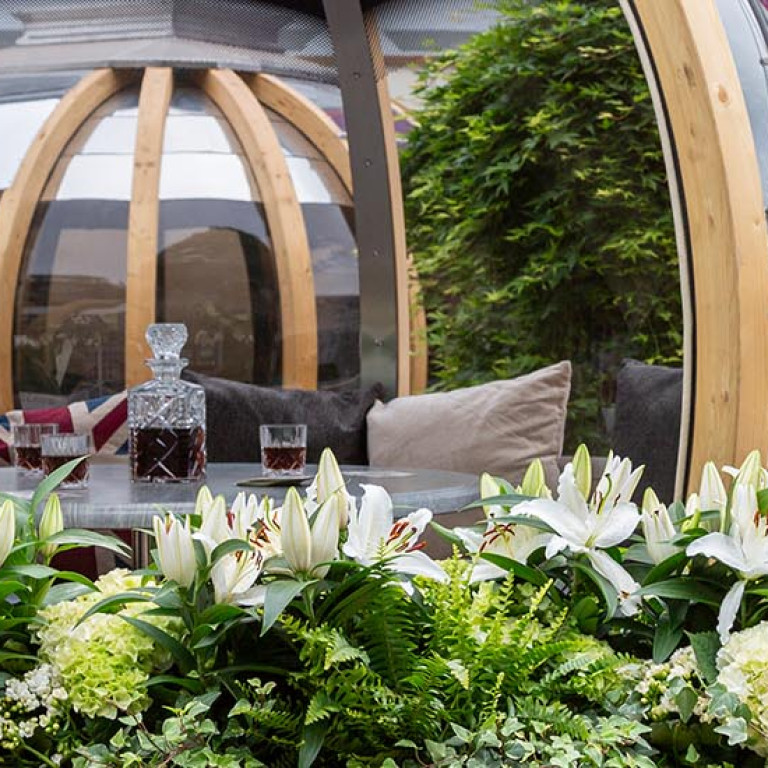 Ornate Garden Pods Chelsea Flower Show