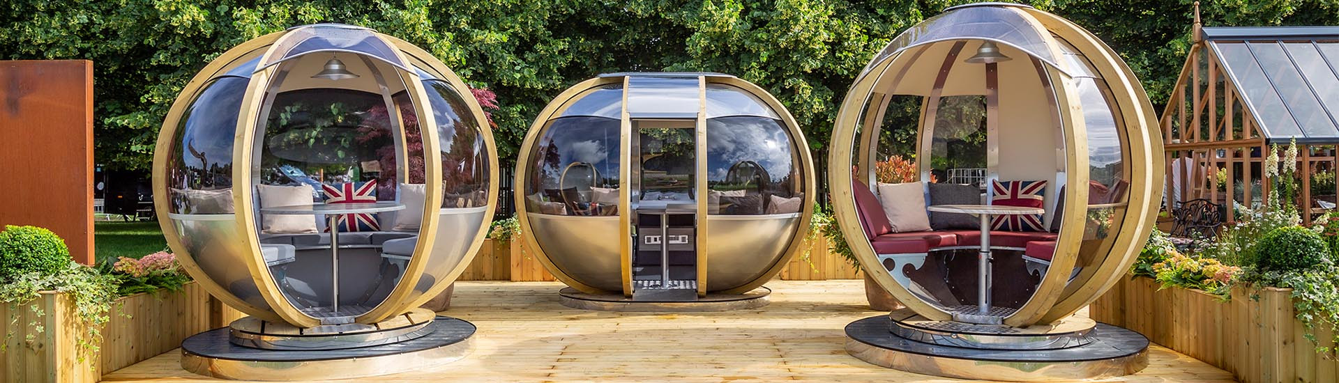 Ornate Garden at RHS Hampton Court Palace Garden Festival