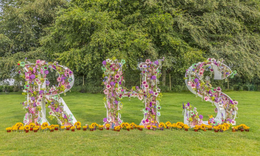 Ornate Garden at RHS Flower Show Wentworth Woodhouse