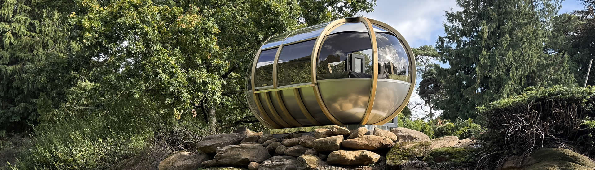 360° Indoor–Outdoor Living with Ornate Garden Pods