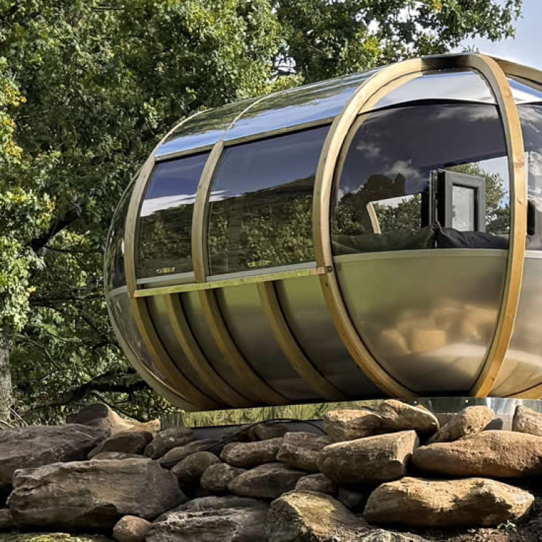 360° Indoor–Outdoor Living with Ornate Garden Pods