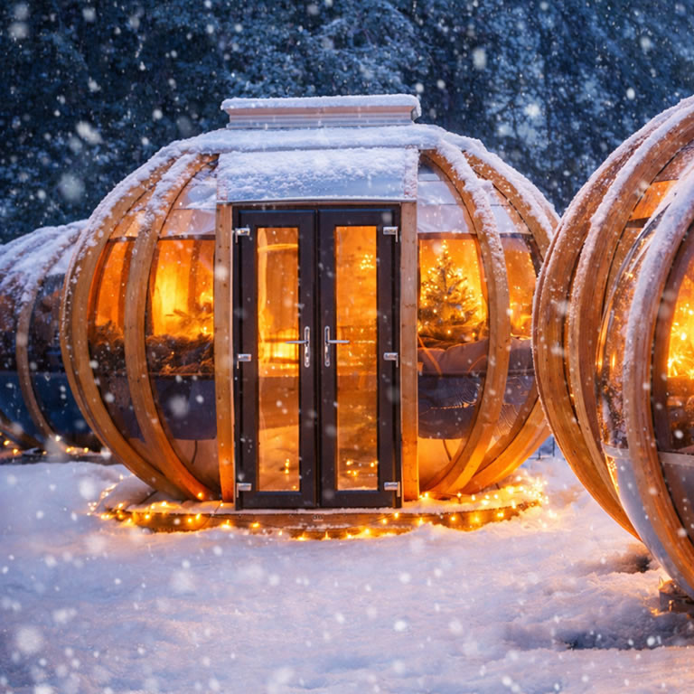 All Season Garden Pod Snowfall