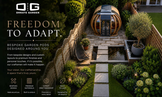 Bespoke custom designed garden pod