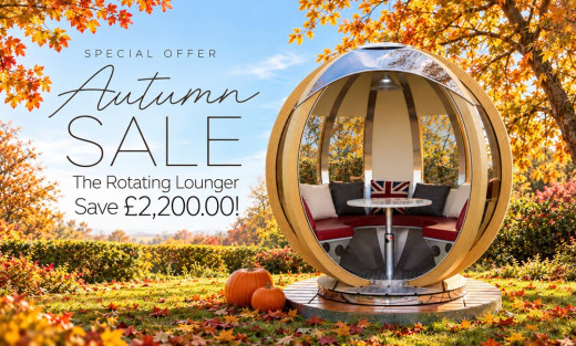 Rotating Lounger Garden Pod Autumn Sale Offer