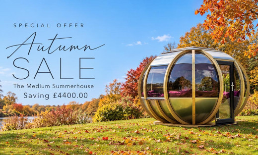 Medium Summerhouse Garden Pod Autumn Sale: Save £4,400