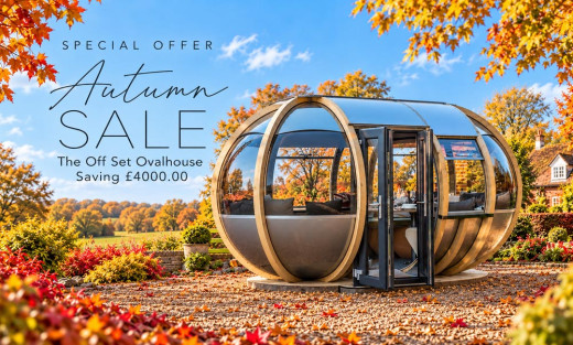 Off Set Ovalhouse Garden Pod Autumn Sale