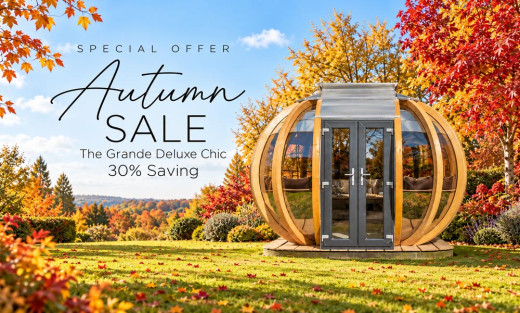 Deluxe Garden Pod Autumn Garden