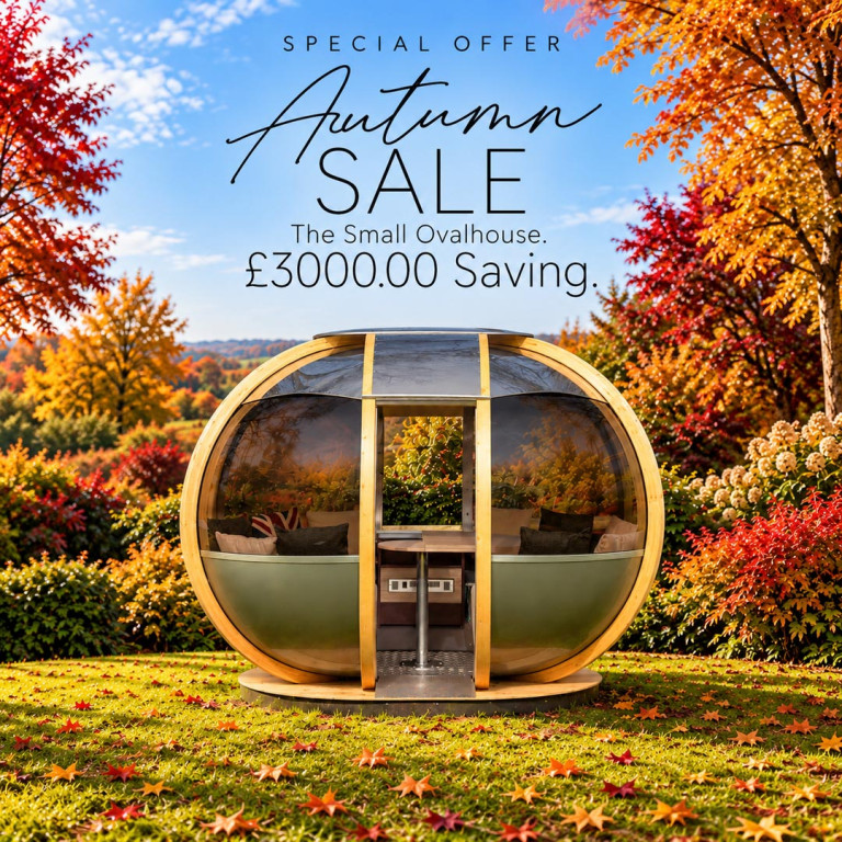 Ornate Garden's Small Ovalhouse Garden Pod Autumn Sale