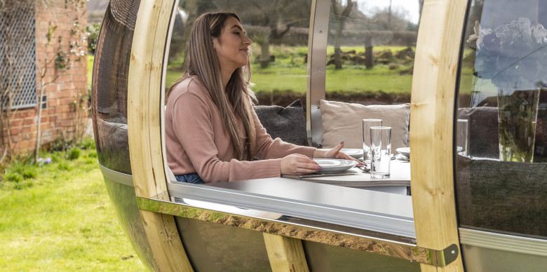 Ornate Garden Pod Medium Ovalhouse Garden Room