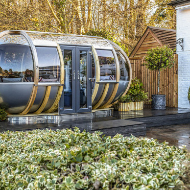 Ornate Garden Dining Pods hotel, restaurant, or café