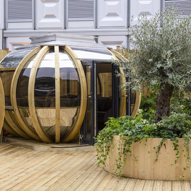Ornate Garden Pods RHS Chelsea Flower Show 2021