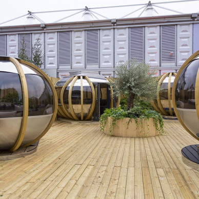 Ornate Garden Pods RHS Chelsea Flower Show 2021