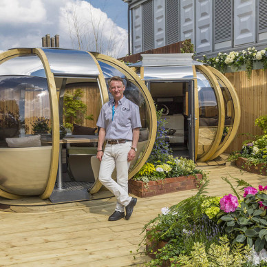 Ornate Garden Exhibiting RHS Chelsea Flower Show