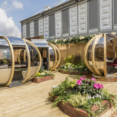 Ornate Garden Exhibiting RHS Chelsea Flower Show