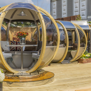 Ornate Garden Exhibiting RHS Chelsea Flower Show