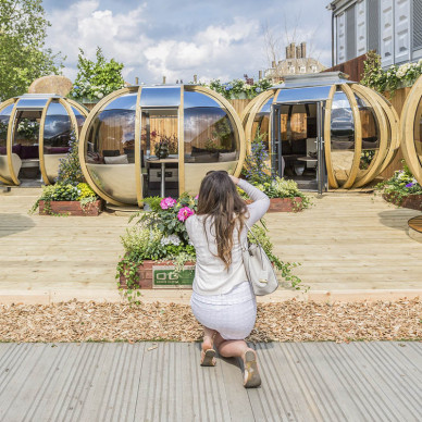 Ornate Garden Exhibiting RHS Chelsea Flower Show