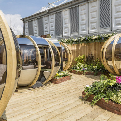 Ornate Garden Exhibiting RHS Chelsea Flower Show