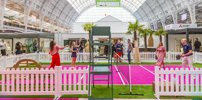 Ornate Garden at the Ideal Home Show 2025