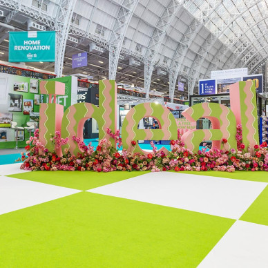 Ornate Garden at the Ideal Home Show 2025