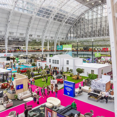 Ornate Garden at the Ideal Home Show 2025