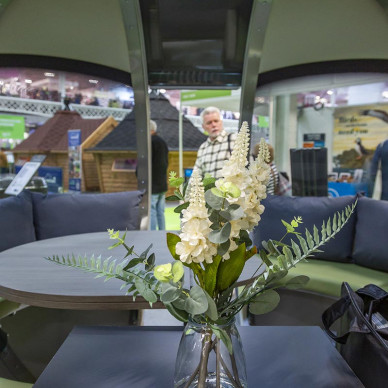 Ornate Garden Pods Ideal Home Show 2025 Olympia London