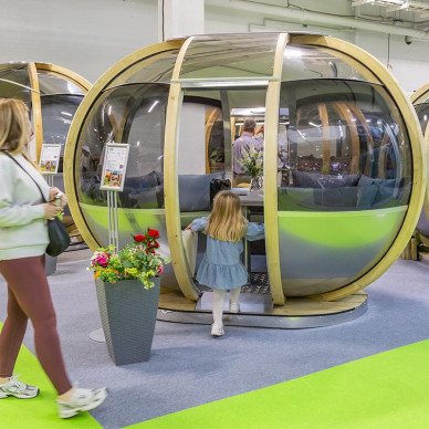Ornate Garden Pods Ideal Home Show 2025 Olympia London