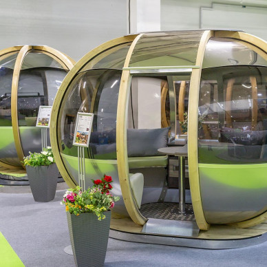 Ornate Garden Pods Ideal Home Show 2025 Olympia London