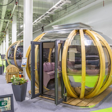 Ornate Garden Pods Ideal Home Show 2025 Olympia London