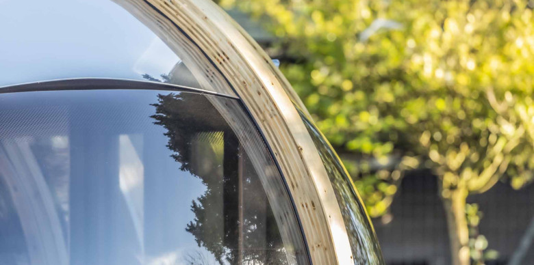 Off Set Ovalhouse Garden Pod