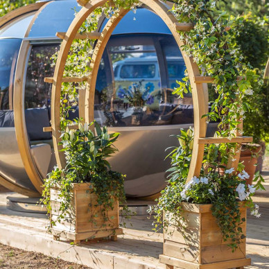 Ornate Garden Pods RHS Hampton Court