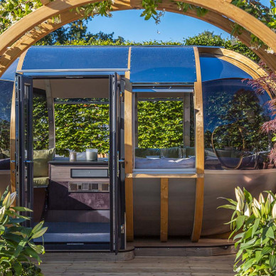 Ornate Garden Pods RHS Hampton Court