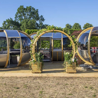 Ornate Garden Pods RHS Hampton Court