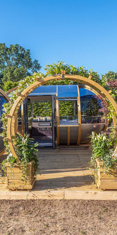 Ornate Garden Pods RHS Hampton Court