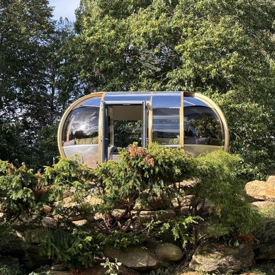 360° Indoor–Outdoor Living with Ornate Garden Pods