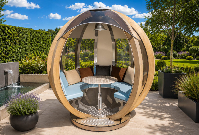 The Rotating Lounger Cool Blue