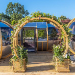 Ornate Wooden Garden Arch