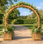 Ornate Wooden Garden Arch