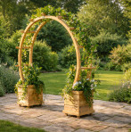 Ornate Wooden Garden Arch