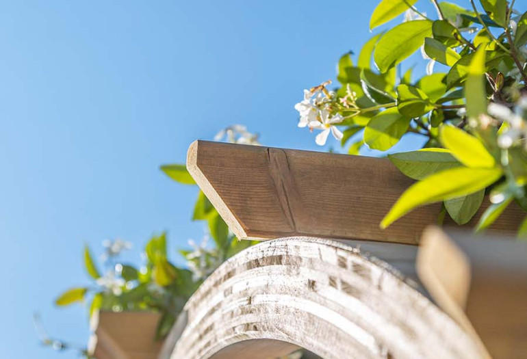 Ornate Wooden Garden Arch