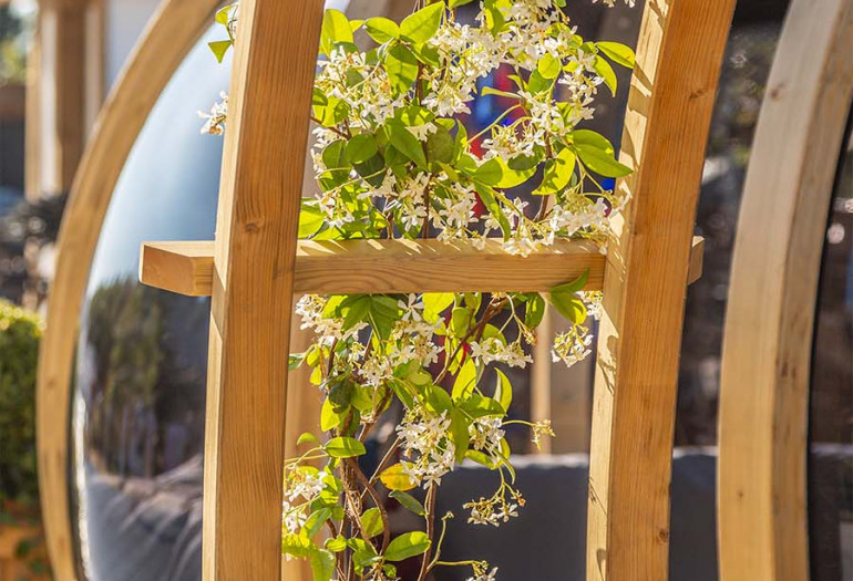 Ornate Wooden Garden Arch