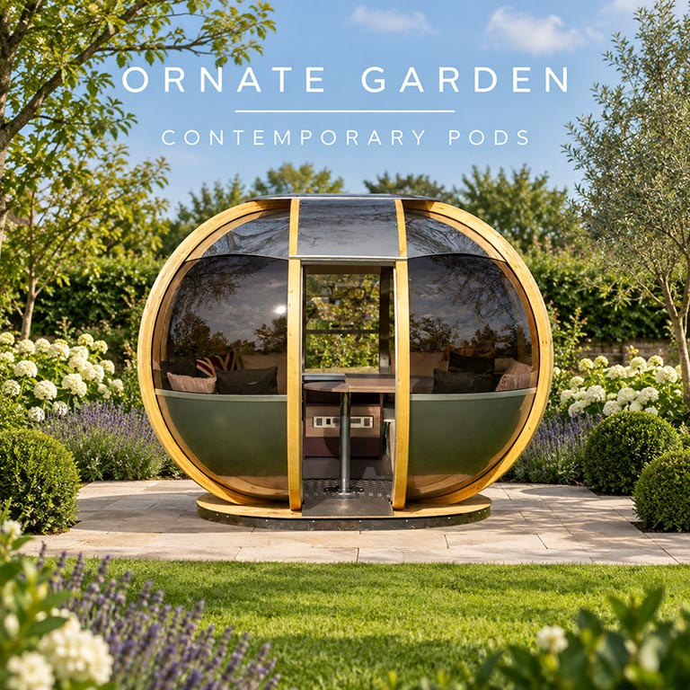Ornate Garden Contemporary Garden Pods