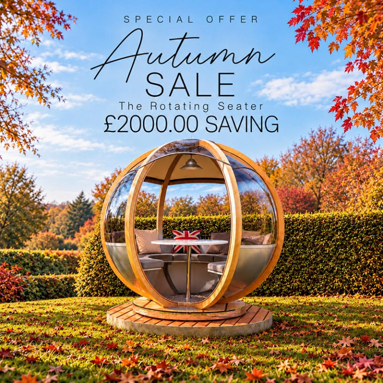 Garden Pods Sale Save £2000.00 Rotating Seater